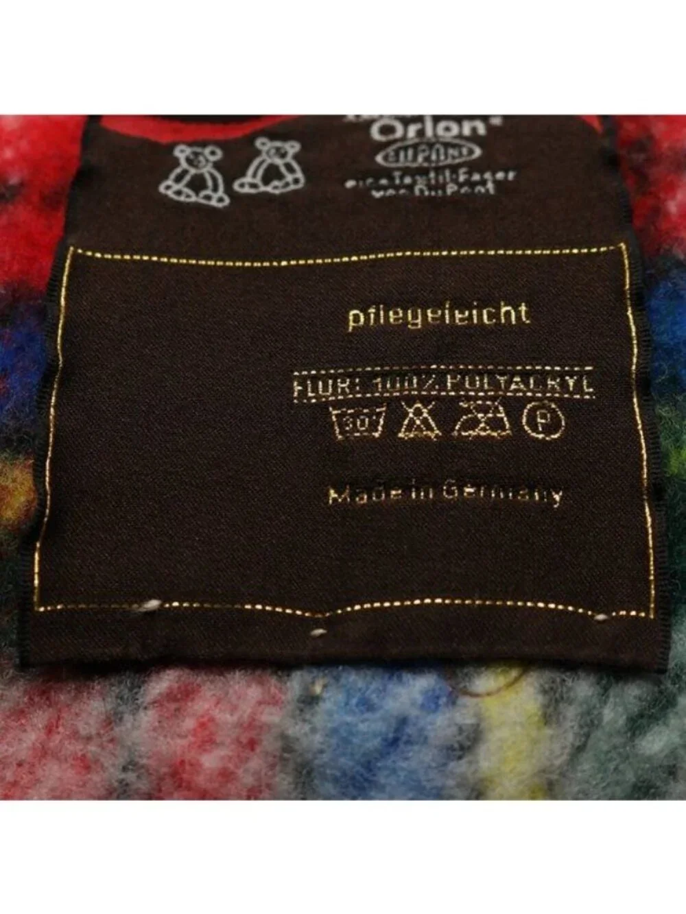 Zoeppritz Vintage Multicolor Plaid Fleece Fringed Lap Throw Blanket